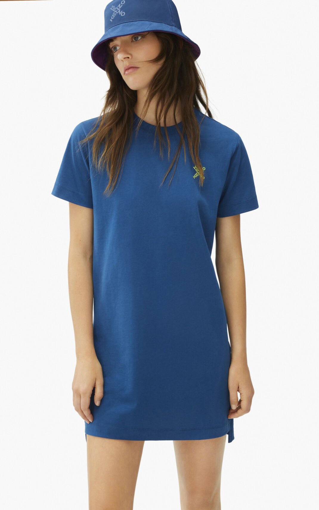 Kenzo Sport Little X t shirt Kjole Dame - MørkeBlå DK-904071